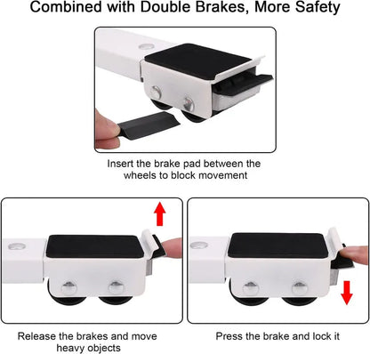 2 pcs Extendable Furniture Mover