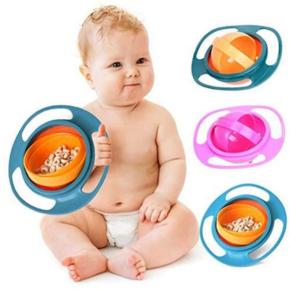 Non Spill 360 Gyro Bowl For Kids