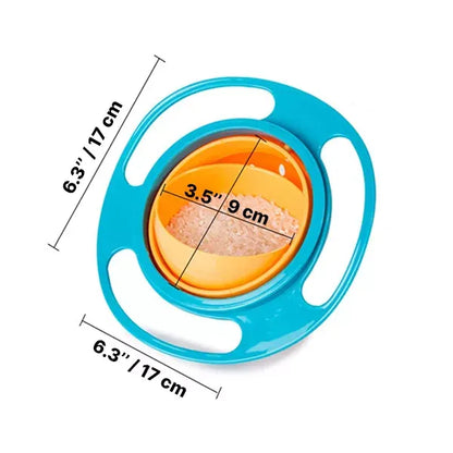 Non Spill 360 Gyro Bowl For Kids