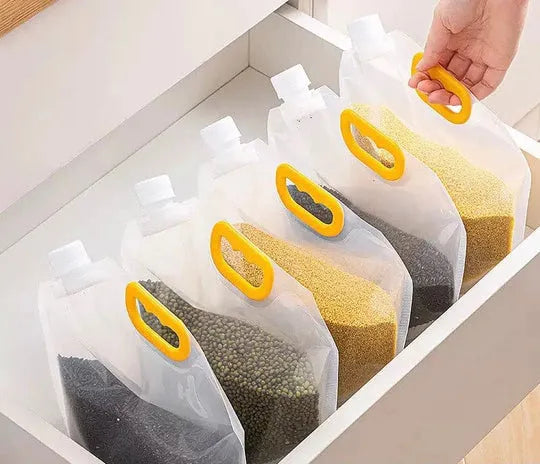 Transparent Sealant Food Storage Bags with FREE FUNNEL