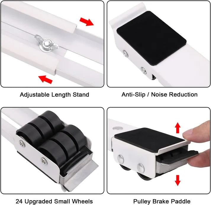 2 pcs Extendable Furniture Mover