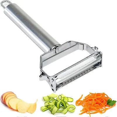 Stainless Steel Vegetable Peeler With Double Planning Grater