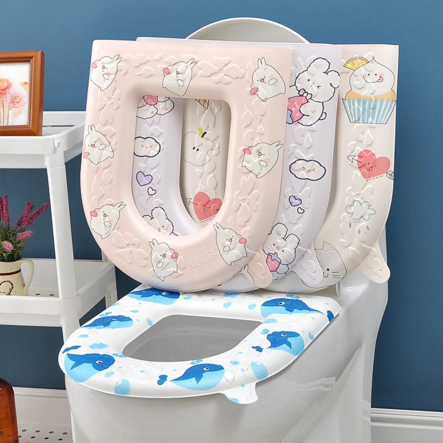 Washable & Comfortable Toilet Seat Cover (Pack of 2)