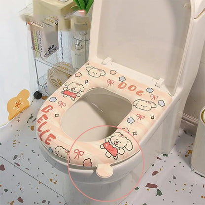 Washable & Comfortable Toilet Seat Cover (Pack of 2)