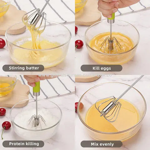 Manual Egg Beater & Mixer for Baking, Outdoor Cooking Accessory