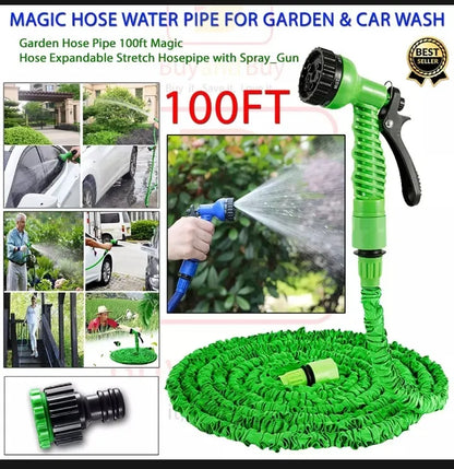 100 Ft Expandable Automatic Water Hose Pipe