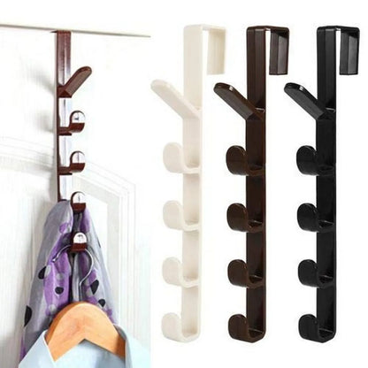 Vertical Door Hanger with 5 Hooks