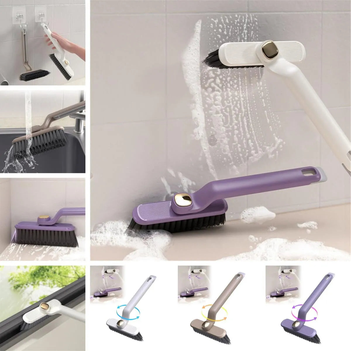 360 Rotating Cleaning Brush (For Kitchen & Bathroom)