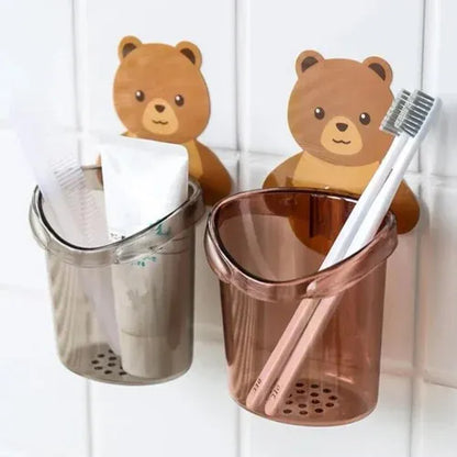 Cute Shape Bear Holder for Storage Purposes (Kitchen, Bathroom, Shelf)