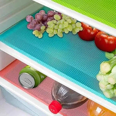 Waterproof Anti Bacterial Fridge Mats (4Pcs)