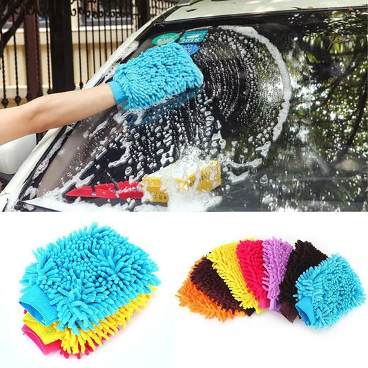 Microfiber Washing Gloves for Car & Household Use