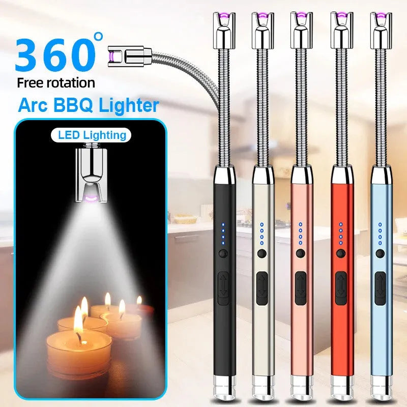 Rechargeable USB Electric Lighter (For Kitchen & Outdoor Use)