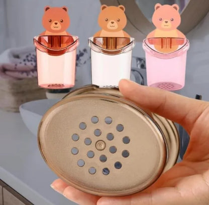 Cute Shape Bear Holder for Storage Purposes (Kitchen, Bathroom, Shelf)