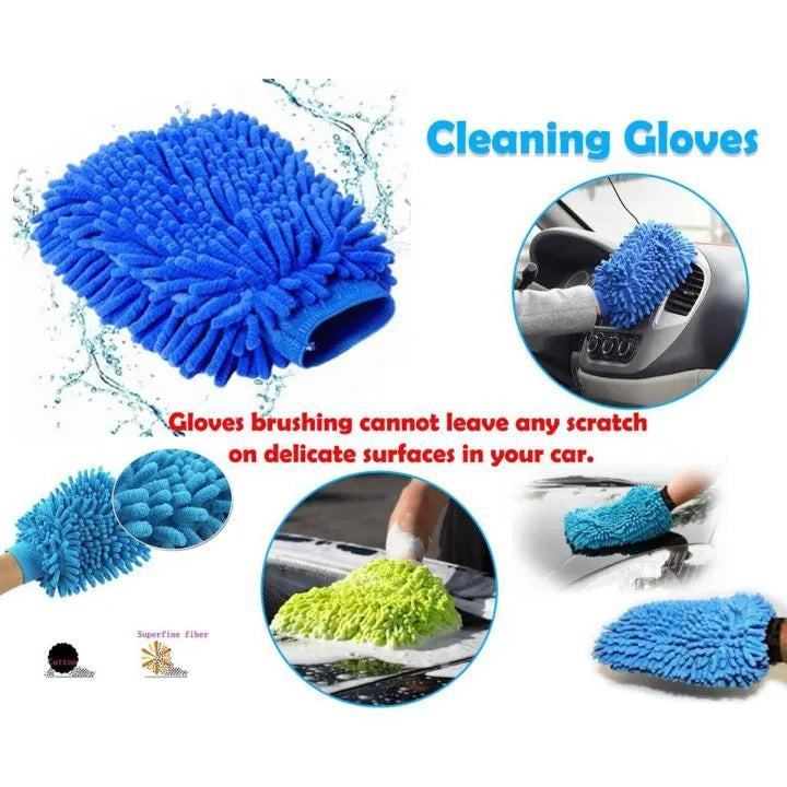 Microfiber Washing Gloves for Car & Household Use