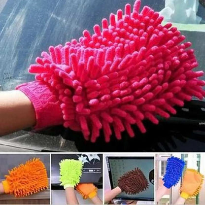 Microfiber Washing Gloves for Car & Household Use