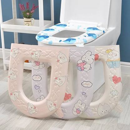 Washable & Comfortable Toilet Seat Cover (Pack of 2)