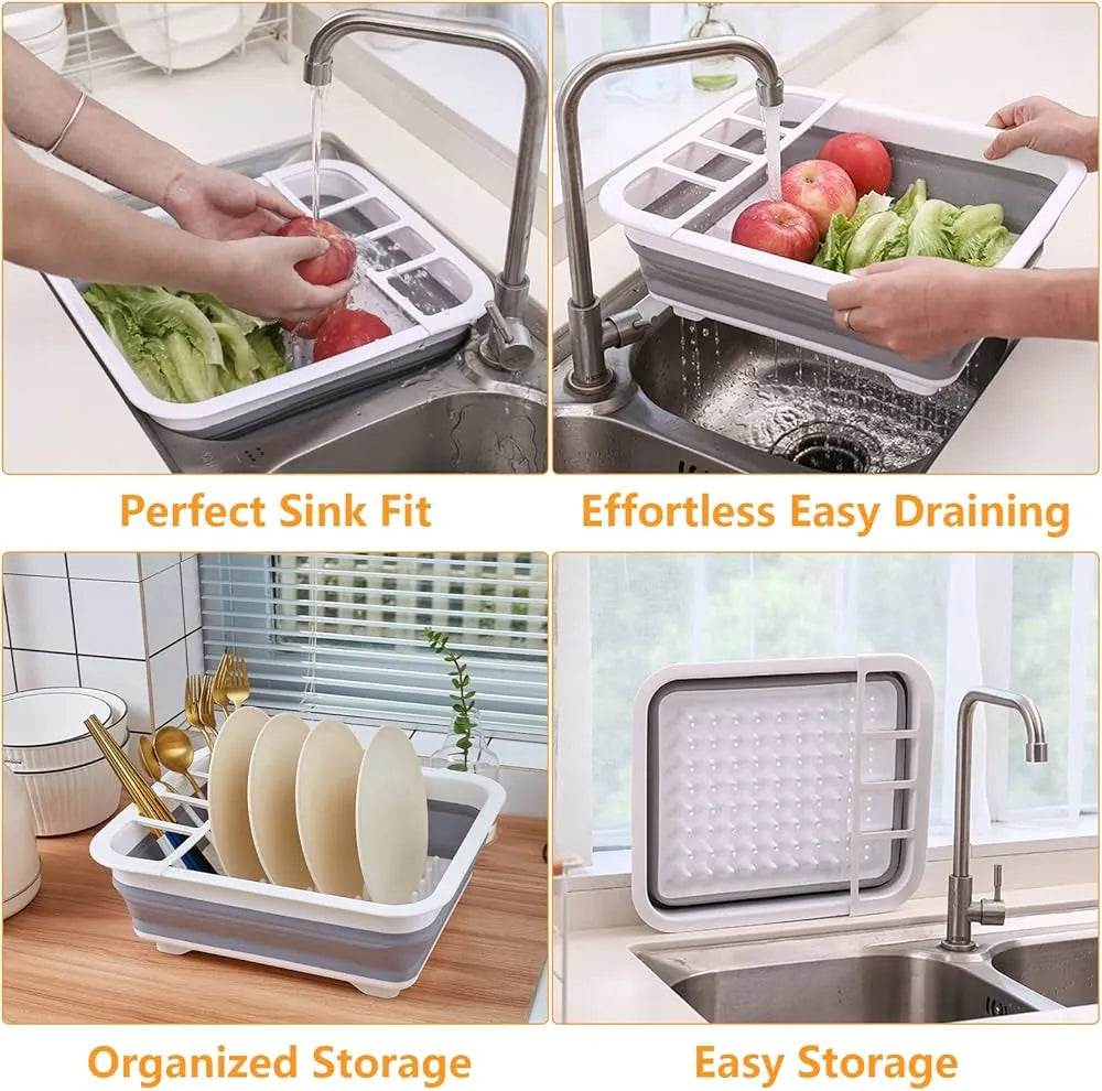 Foldable Kitchen Dish Rack