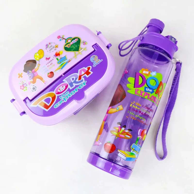 Kids' 2-in-1 Water Bottle and Lunch Box Gift Set