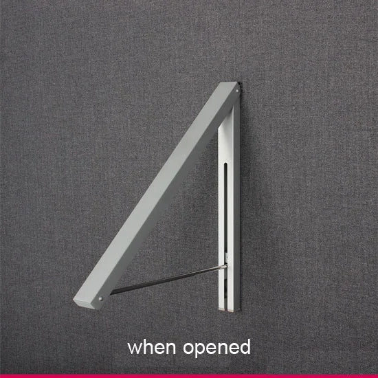 Folding Wall-Mounted Retractable Clothes Hanger & Drying Rack