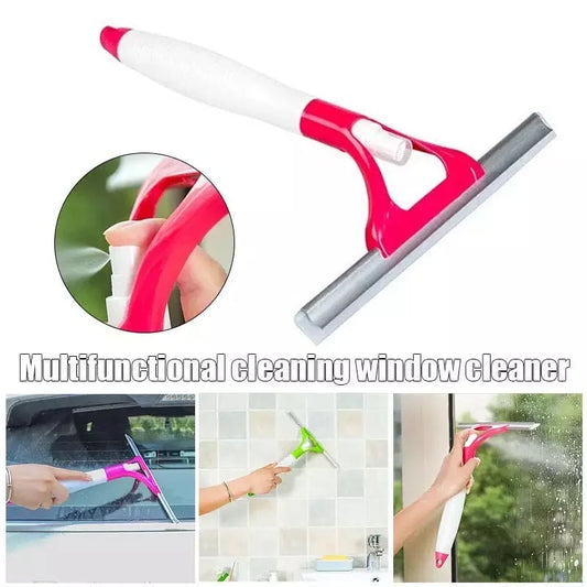Glass Cleaning Wiper with Nozzle Spray