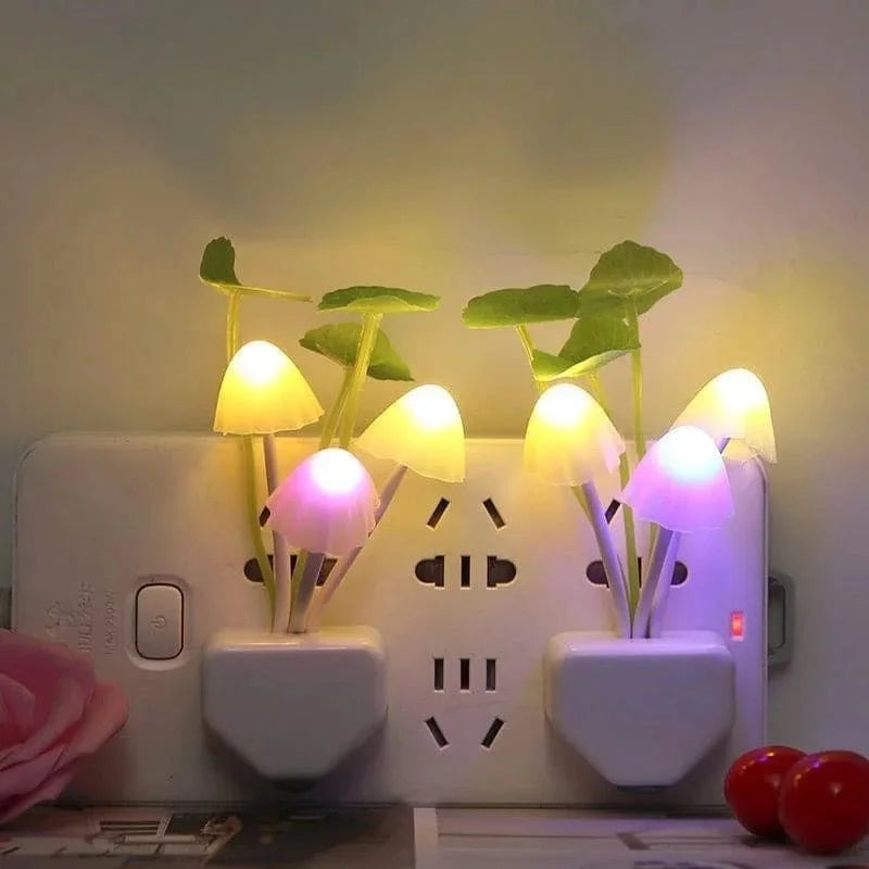 Cute LED Dimming Sensor Mushroom Light