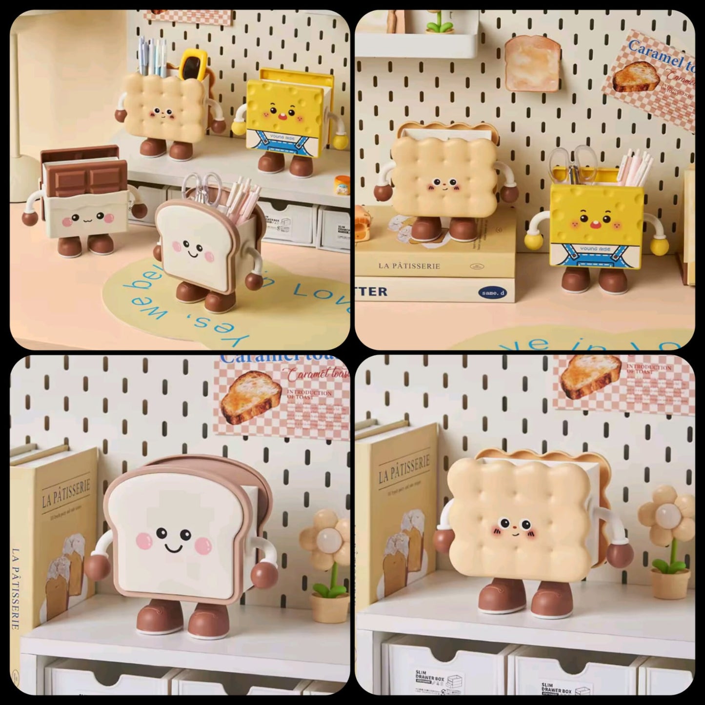 Cute Cartoon Design Multipurpose Desk Organiser