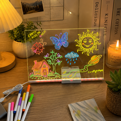 DIY Acrylic Glowing Drawing Board